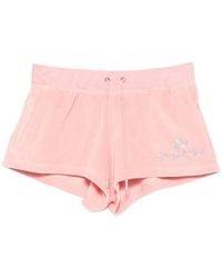 Sporty & Rich - X Juicy Couture Crystal-Embellished Drawstring Shorts - Lyst