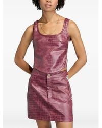 adidas - Pleather Corset - Lyst