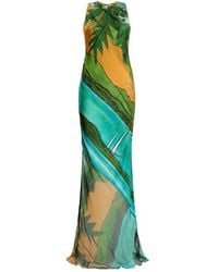 Donde Esteban - Magdalena Halter-Neck Maxi Dress - Lyst