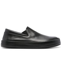 Marsèll - Leather Slip-On Loafers - Lyst