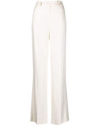 Kiton - High-waisted Wide-leg Trousers - Lyst