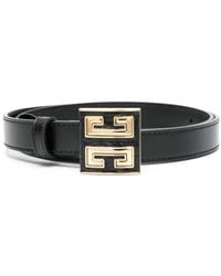 Givenchy - 4G Logo-Buckle Leather Belt - Lyst