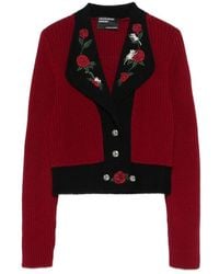 Enfants Riches Deprimes - Rats Embroidery Button Cardigan - Lyst