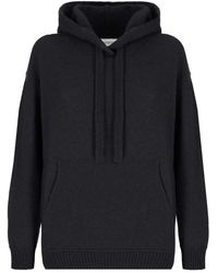 Laneus - Hooded Knitted Sweater - Lyst