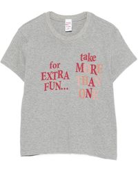 RE/DONE - X Coca Cola Slogan-Print T-Shirt - Lyst