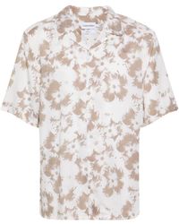 Calvin Klein - Floral-Print Lyocell Shirt - Lyst