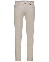 Jacob Cohen - Logo-Plaque Slim-Fit Trousers - Lyst
