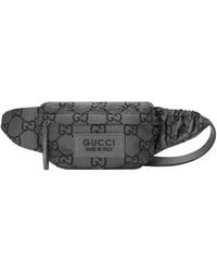 Gucci - Gg-Damier Logo-Patch Belt Bag - Lyst