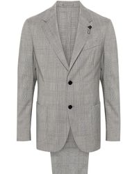 Lardini - Prince-Of-Wales-Check Wool Suit - Lyst