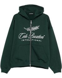 Cole Buxton - Logo-Print Zip-Fastening Hoodie - Lyst