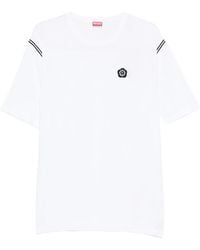 KENZO - Stripe Patch T-Shirt - Lyst