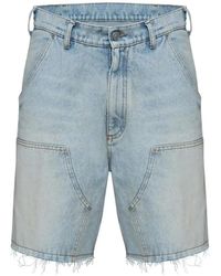 MM6 by Maison Martin Margiela - Denim Shorts - Lyst