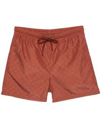 Gucci - Monogram Drawstring Shorts - Lyst