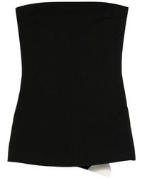 Entire studios - Strapless Panelled Top - Lyst