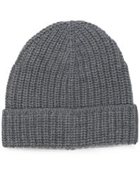 Fileria - Ribbed-Knit Beanie Hat - Lyst