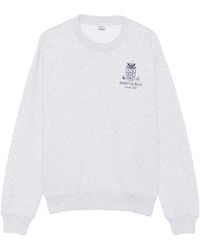 Sporty & Rich - Emmet Logo-Print Sweatshirt - Lyst