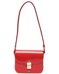 A.P.C. - A. P.C. Small Grace Leather Cross Body Bag - Lyst