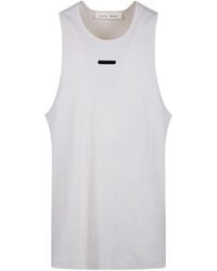 Fear Of God - Ribbed Tank Top Ivory - Lyst