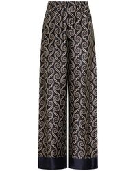 Faithfull the Brand - Wide Leg Trousers With Border Trim - Lyst