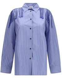 ANDAMANE - Miley Beaded-Fringed Shirt - Lyst