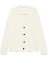 Diana Studio - Ribbed-Knit V-Neck Cardigan - Lyst