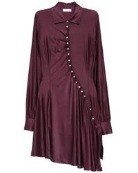 Rabanne - Snap-Button Mini Dress - Lyst