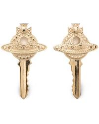 Vivienne Westwood - Orb Key Earrings - Lyst