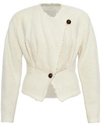 Isabel Marant - Bouclé-Texture Raw-Edge Jacket - Lyst