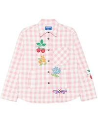 SUSANNA BLU - Crisantemo Gingham Jacket - Lyst