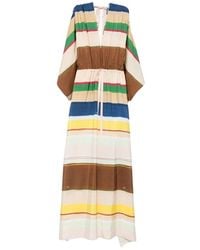 Fendi - Striped Draped Jumpsuit - Lyst