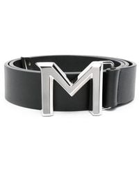 Mugler - Logo-Buckle Belt - Lyst