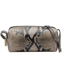 KHAITE - Mini Kye Python-Print Mini Shoulder Bag - Lyst