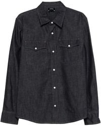 A.P.C. - Shirts - Lyst