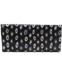 STAUD - Muse Bead-Embellished Ikat-Print Clutch Bag - Lyst