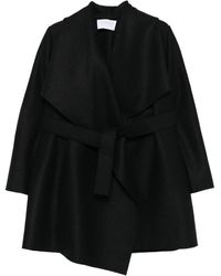 Harris Wharf London - Wrap-Front Belted Coat - Lyst