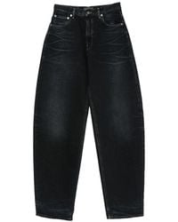 Haikure - Faded Barrel-Leg Jeans - Lyst