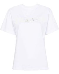 Mugler - Logo-Print Cotton T-Shirt - Lyst