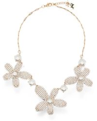 Rosantica - Crystal-Embellished Necklace - Lyst
