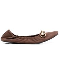 Gucci - Elasticated Ballet Flats - Lyst
