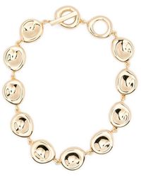 JOSEPH - Bean Gilded Disc Necklace - Lyst