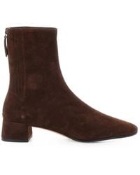 Aquazzura - Saint Honore Almond-Toe Ankle Boots - Lyst