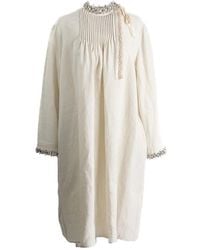 Prada - Neutrals Dresses - Lyst
