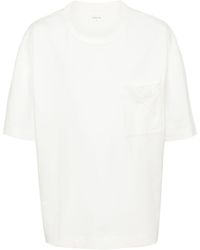 Lemaire - Chest-Pocket Jersey T-Shirt - Lyst