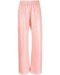 Stine Goya - Fatou Sequinned Straight-Trousers - Lyst