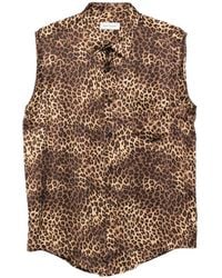 Ernest W. Baker - Leopard-Print Pocket Shirt - Lyst