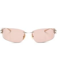 Balenciaga - Gossip Rimless Logo Sunglasses - Lyst