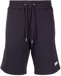 RIPNDIP - Logo-Embroidered Cotton Track Shorts - Lyst