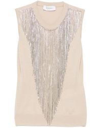 Sportmax - Neutrals Tops - Lyst