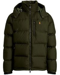 Ralph Lauren - El Cap Water Resistant Duck Down Detachable Hood Short Puffer Jacket - Lyst