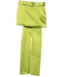 Self-Portrait - Belted Bow-Detail Mini Skirt - Lyst